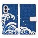 【手帳型】浮世絵風　波のイラスト