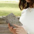 【手帳型】ビンテージ　フライフィッシング　シームレスパターン