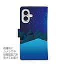 【手帳型】月と猫(ネコ)　スマホケース