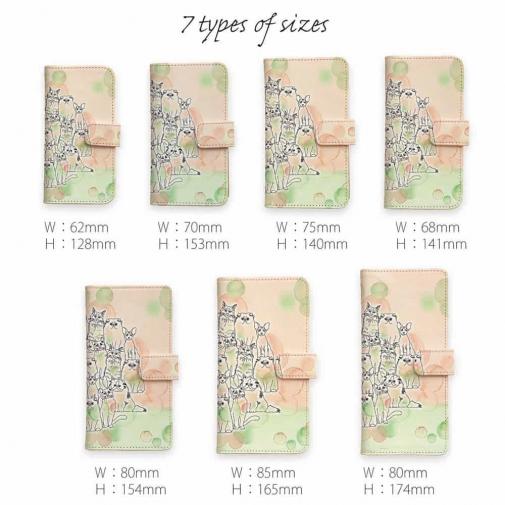 【手帳型】イエネコいろいろ