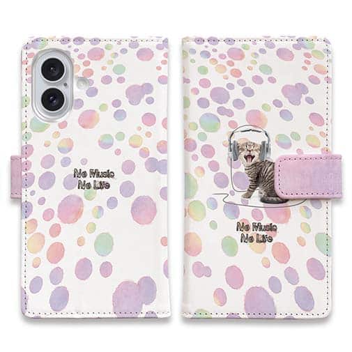 【手帳型】No Music No Life cat part2