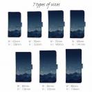 【手帳型】真夜中の星空