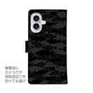 【手帳型】HEDGEHOG STUDIO　迷彩柄　ブラックバス　ニンジャ