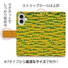 【手帳型】HEDGEHOG STUDIO　迷彩柄　ブラックバス　ホットタイガー