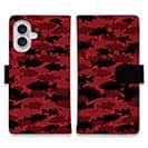 【手帳型】HEDGEHOG STUDIO　迷彩柄　ブラックバス　ピノノワール