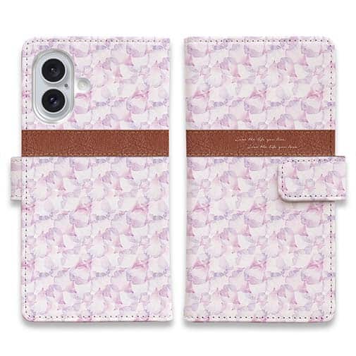 【手帳型】Love the life Pink