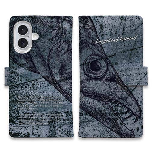 【手帳型】海のギャング・タチウオ　墨絵風