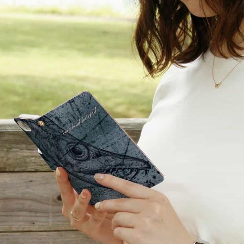 【手帳型】海のギャング・タチウオ　墨絵風