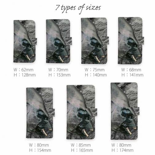 【手帳型】イシダイの強靭な歯