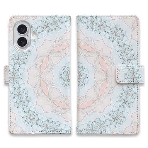 【手帳型】幾何学模様