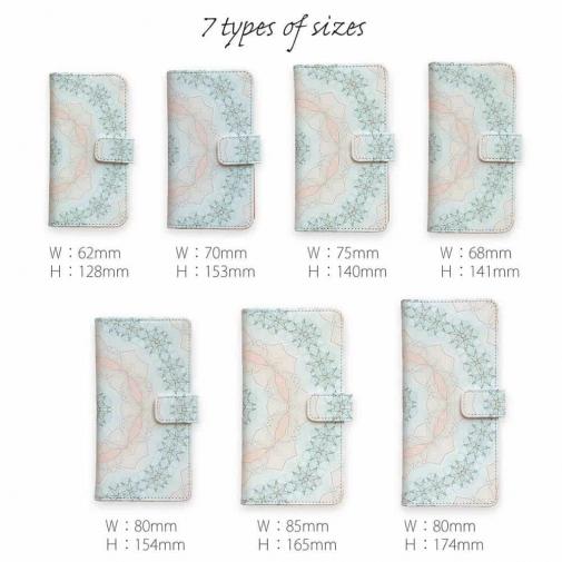 【手帳型】幾何学模様