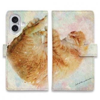 【手帳型】眠る猫