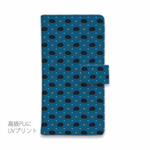 【手帳型】黒猫は夢の中