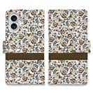 【手帳型】ビンテージなバタフライ(蝶)