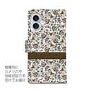 【手帳型】ビンテージなバタフライ(蝶)