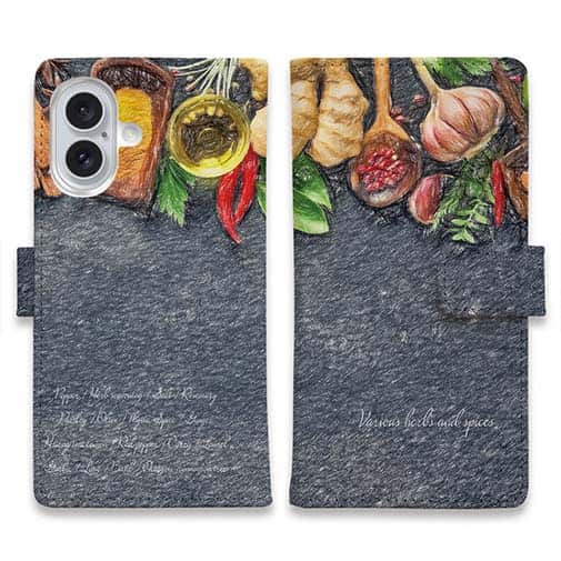 【手帳型】キッチンの香辛料