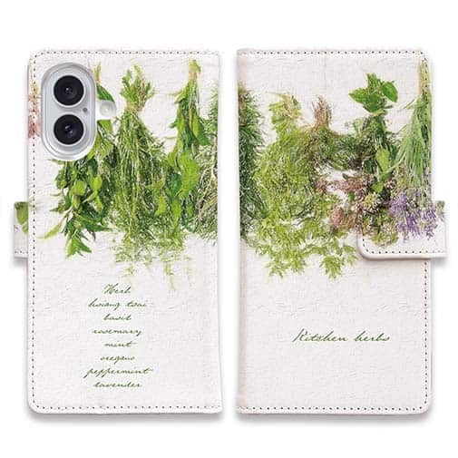 【手帳型】キッチンのハーブたち