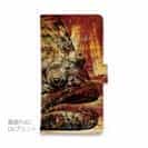 【手帳型】ヒラメ　鉄錆