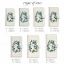 【手帳型】水彩で描いた花とハーブ