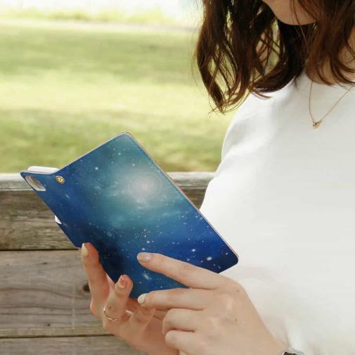 【手帳型】ティマイオスのブルー