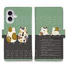 【手帳型】2匹の猫の会話