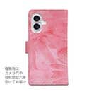 【手帳型】ウォーターフラワー　ピンク