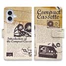 【手帳型】カセットデープでミュージック