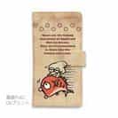 【手帳型】マダイ&イカ　ビンテージバージョン