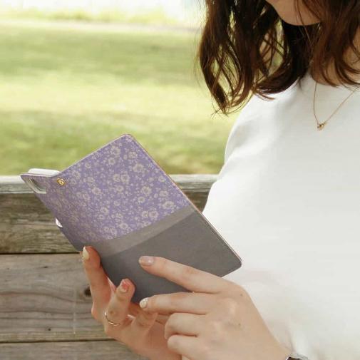 【手帳型】Cotton Clothと花柄