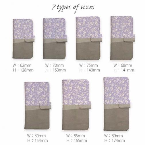 【手帳型】Cotton Clothと花柄