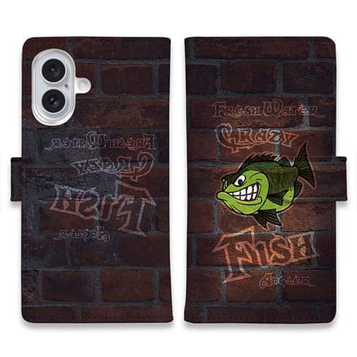 【手帳型】クレイジーバス　落書き風