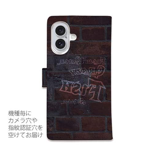 【手帳型】クレイジーバス　落書き風