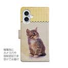 【手帳型】kitten sits　座る子猫