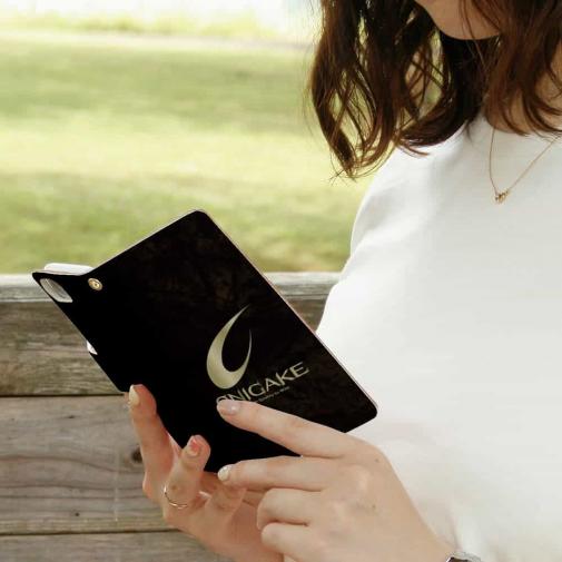 【手帳型】鬼掛　黒刃(くろやいば)　ベーシック