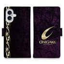 【手帳型】鬼掛　黒刃(くろやいば)　ダークマゼンタ