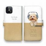 【手帳型】トイプードルだってNo Music No Life