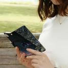 【手帳型】オナガと釣研ロゴ