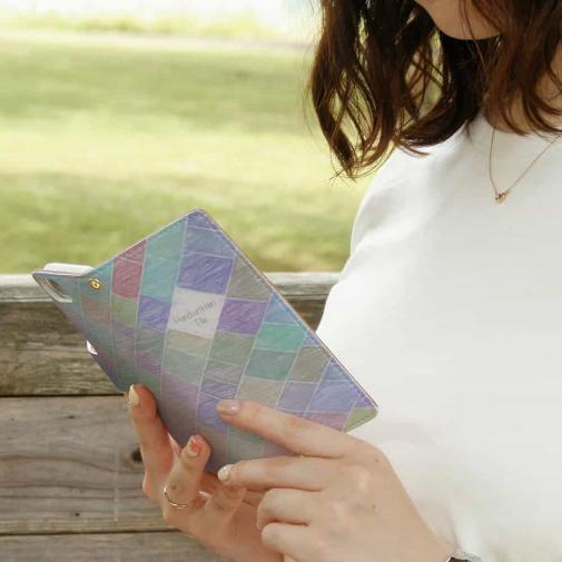 【手帳型】手書きのタイル