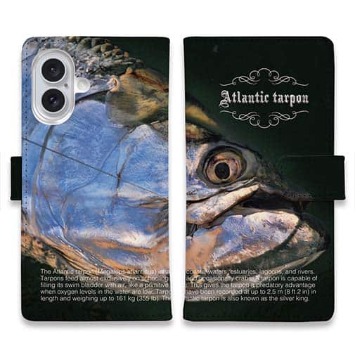 【手帳型】アトランティック・ターポン