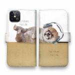 【手帳型】柴子犬だってNo Music No Life