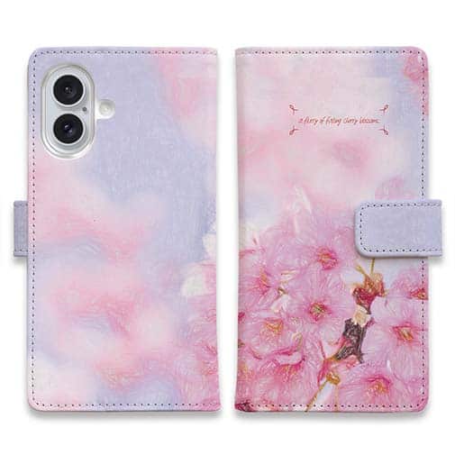 【手帳型】桜舞う!