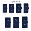 【手帳型】 UNIBASS　ロイヤルブルー