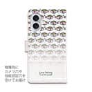 【手帳型】【eucalyptus】グレ鱒　ホワイト