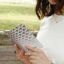 【手帳型】【eucalyptus】姫マス　ホワイト