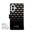 【手帳型】【eucalyptus】グレ鱒　ブラック