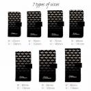 【手帳型】【eucalyptus】グレ鱒　ブラック