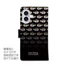 【手帳型】【eucalyptus】姫マス　ブラック