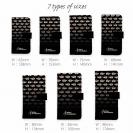 【手帳型】【eucalyptus】姫マス　ブラック