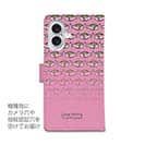 【手帳型】【eucalyptus】グレ鱒　ピンク