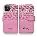 【手帳型】【eucalyptus】姫マス　ピンク